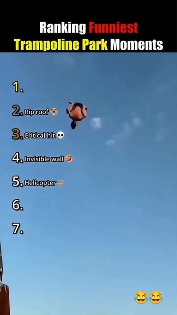 Рейтинг самых смешных моментов на батуте 😂