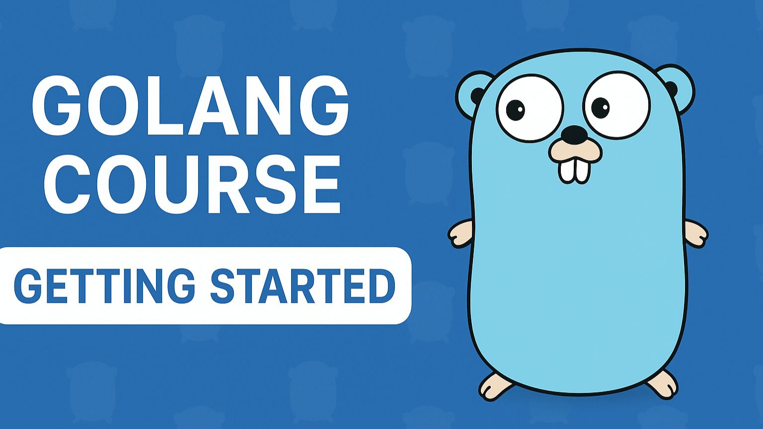 1. Getting started | Golang курс