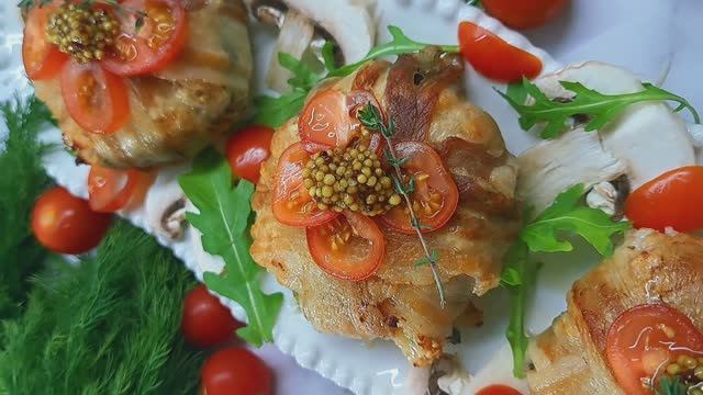Вкуснейшее горячее блюдо на Новый год! Шикарная подача! Это блюдо украсит любой праздничный стол!