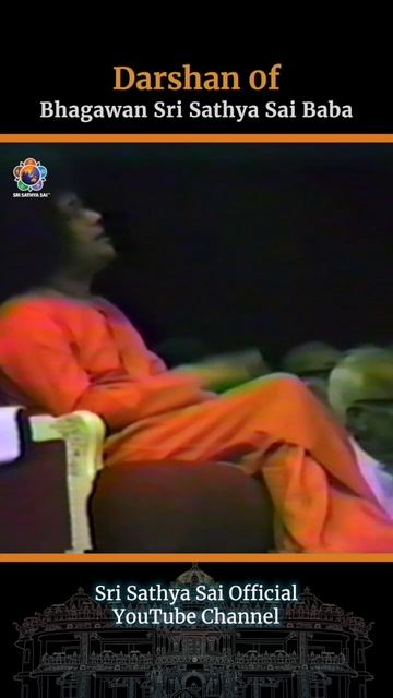 Божественный Даршан Шри Сатья Саи 🙏
