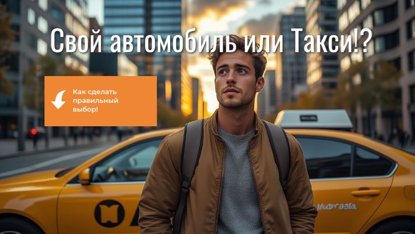 Свой авто или Такси Что выбрать!?