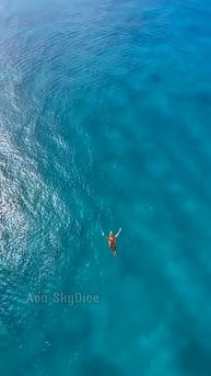 С высоты в океан