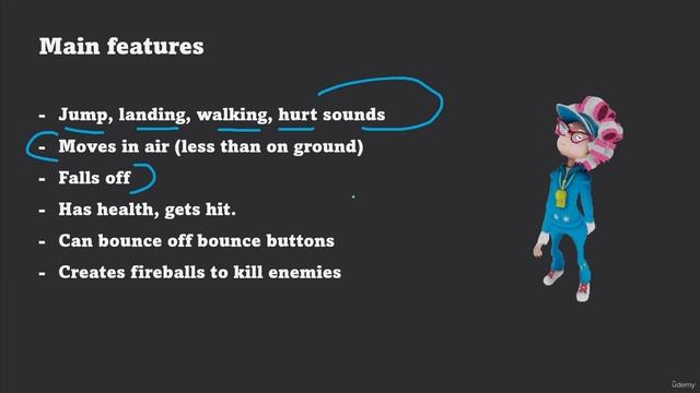 9 - Game 3 Platformer - Granny's Capers - 10 - Player Outline