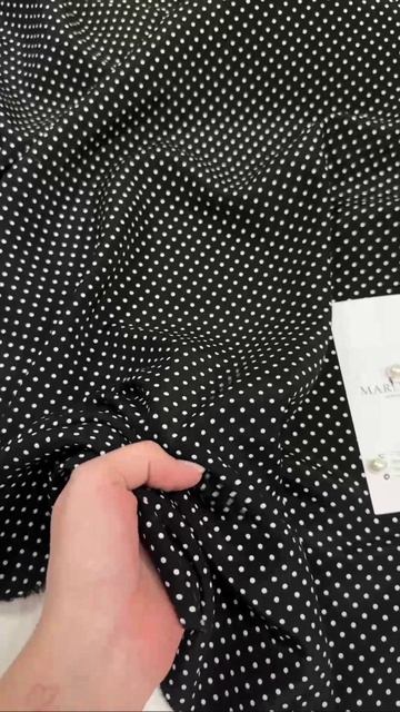 Варёный шёлк в регулярный горошек Altuzarra