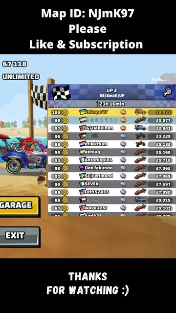 🎧 Is CC-EV The Best Today? 🎧 (UP 2) - Hill Climb Racing 2 #shorts #hcr2