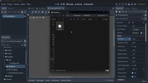 9 - Game 3 Platformer - Granny's Capers - 08 - Particles