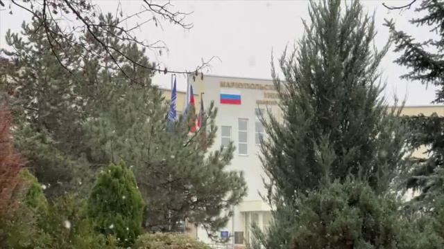 Первый снег выпал на территории МГУ имени А.И. Куинджи!