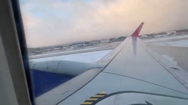 Взлёт из Шереметьево.