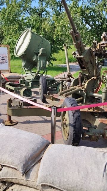 Парк Патриот. Зенитная установка. Кронштадт 2025