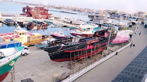 Море Анапа . морской порт . набережная 2025.11.30