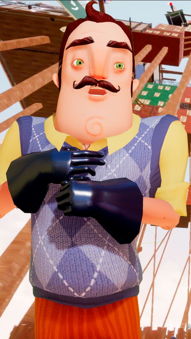 Я не вижу ключ или микропереключатель в привет сосед.