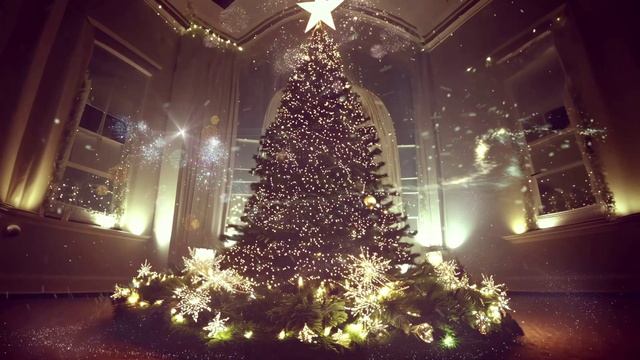 футаж - Новогодняя Елка под ваши титры