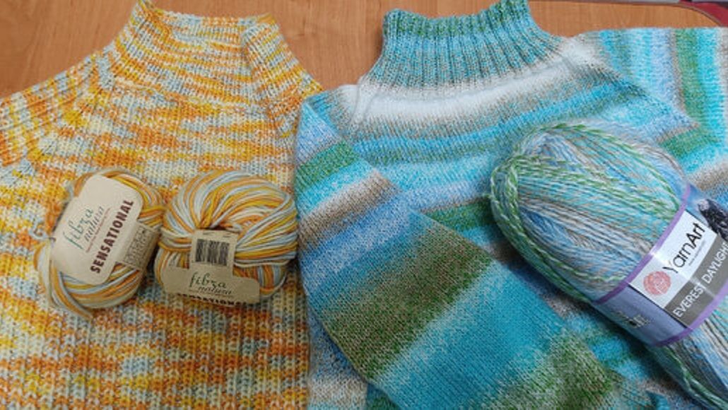 Очень сильно разочаровалось в дорогой пряже . Вяжу на холодную ЗИМУ Продвижения, новые процессы.