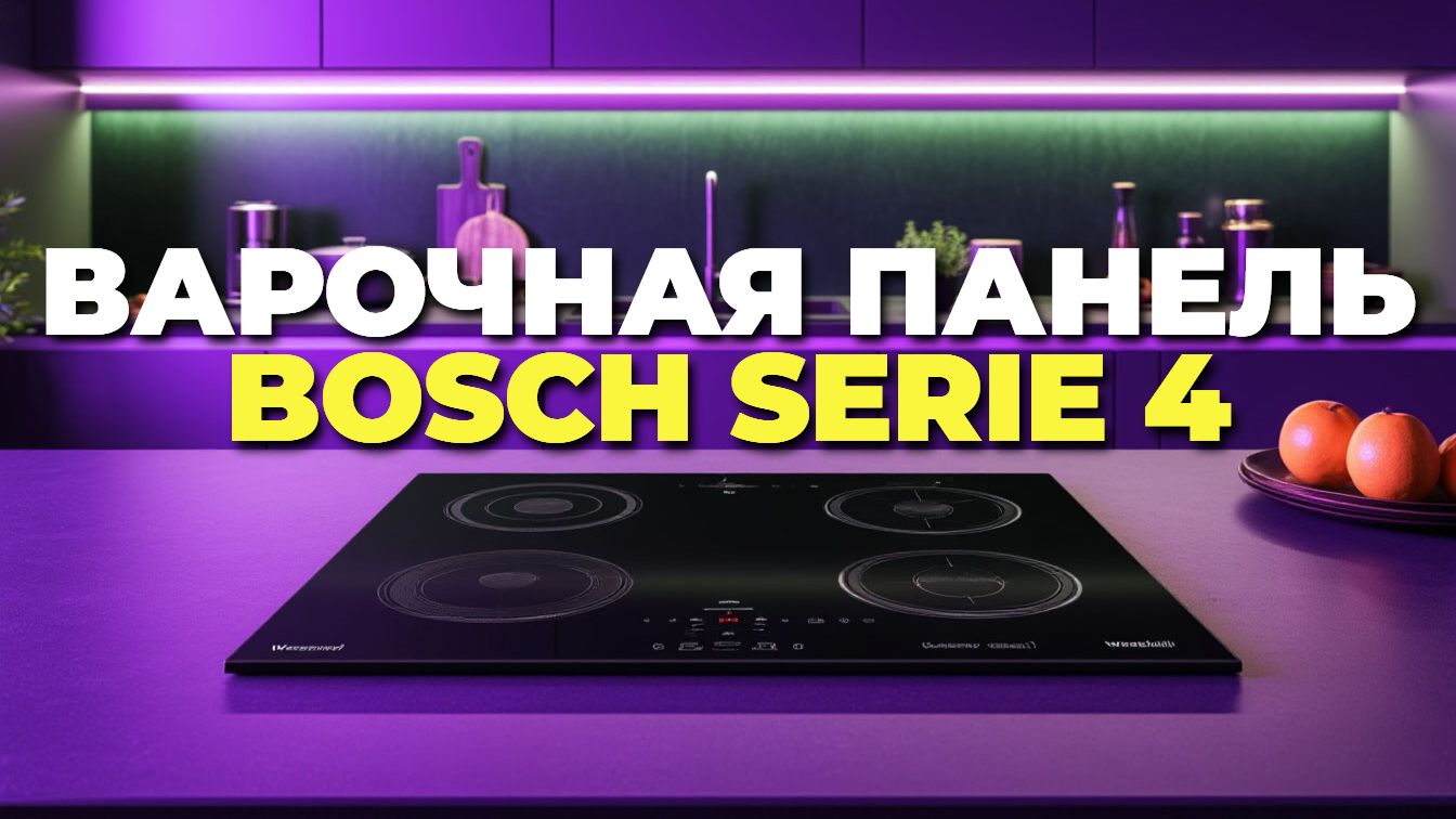 BOSCH PUE611BB5E Serie 4: проверяем индукционную варочную панель в деле
