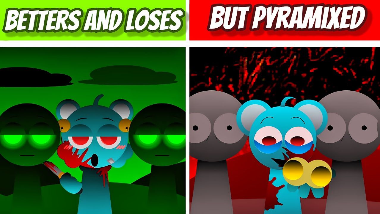 SPRUNKI BETTERS & LOSES 🔥 НО PYRAMIXED 🟨🔺 — НОВЫЙ ХАОС НАЧИНАЕТСЯ 🎧💥👹🎶💥🎧🔥💥🎶👑