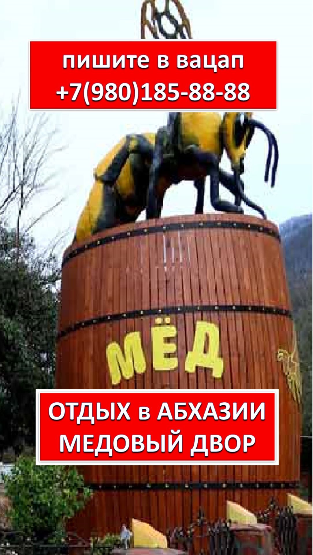 ОТДЫХ в АБХАЗИИ. МЕДОВЫЙ ДВОР
