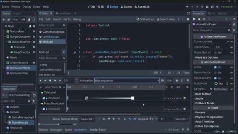 9 - Game 3 Platformer - Granny's Capers - 07 - Animation Method Calls