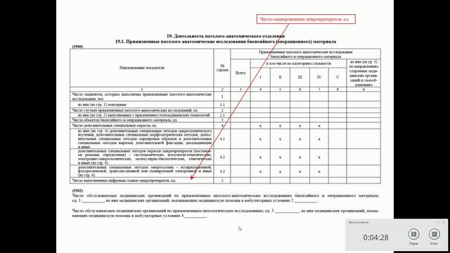 Форма №30 Сведения о медицинской организации (4)