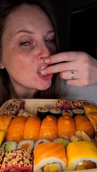 Mukbang ASMR|Подписывайтесь на канал🍣✨ 💜✨