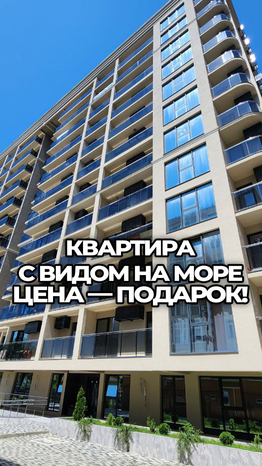 Квартира в Сочи с видом на море. Цена — подарок!