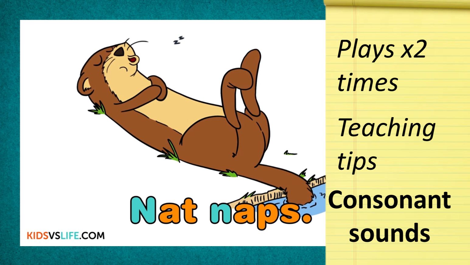 Kids vs Phonics n + teaching tips || Set 2: consonant sounds