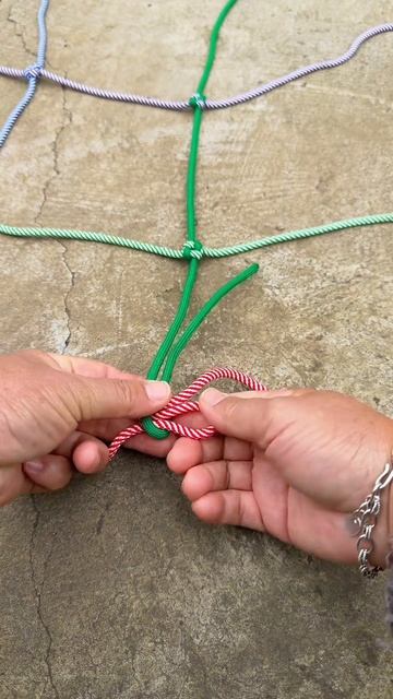 Узел для плетения акульей сети @71370476321