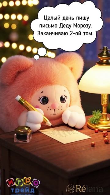 Котик Муник Олли пишет письмо Деду Морозу!