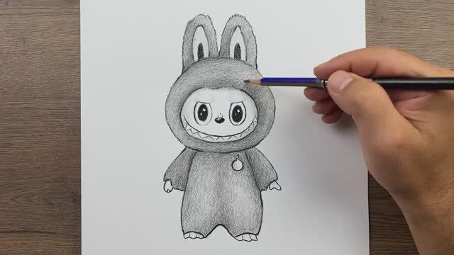 Как нарисовать Лабубу карандашом — Пошаговое руководство по рисованию