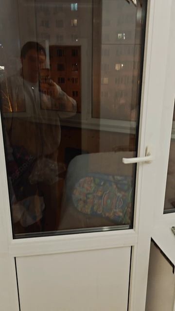 Сделал с обычной поворотной двери, поворотно-откидную. #проветриваниепвхдвери