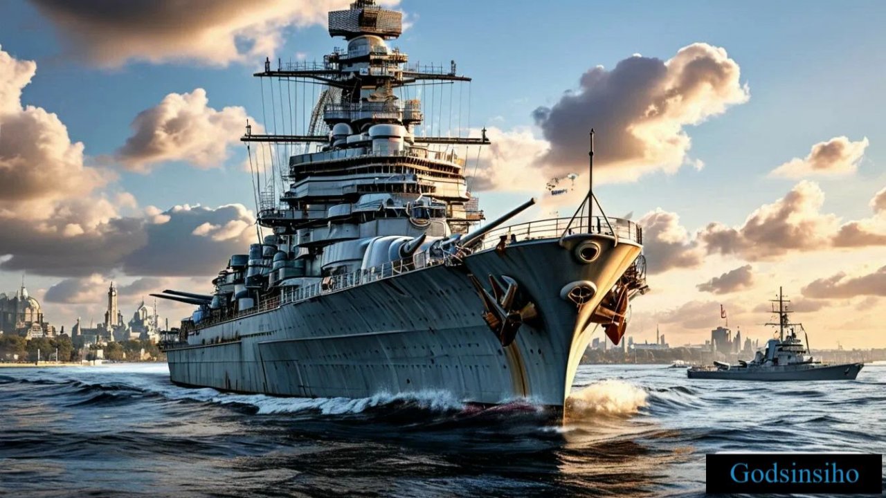 Мир кораблей. Линкор CONQUISTADOR. Очень красивый бой.