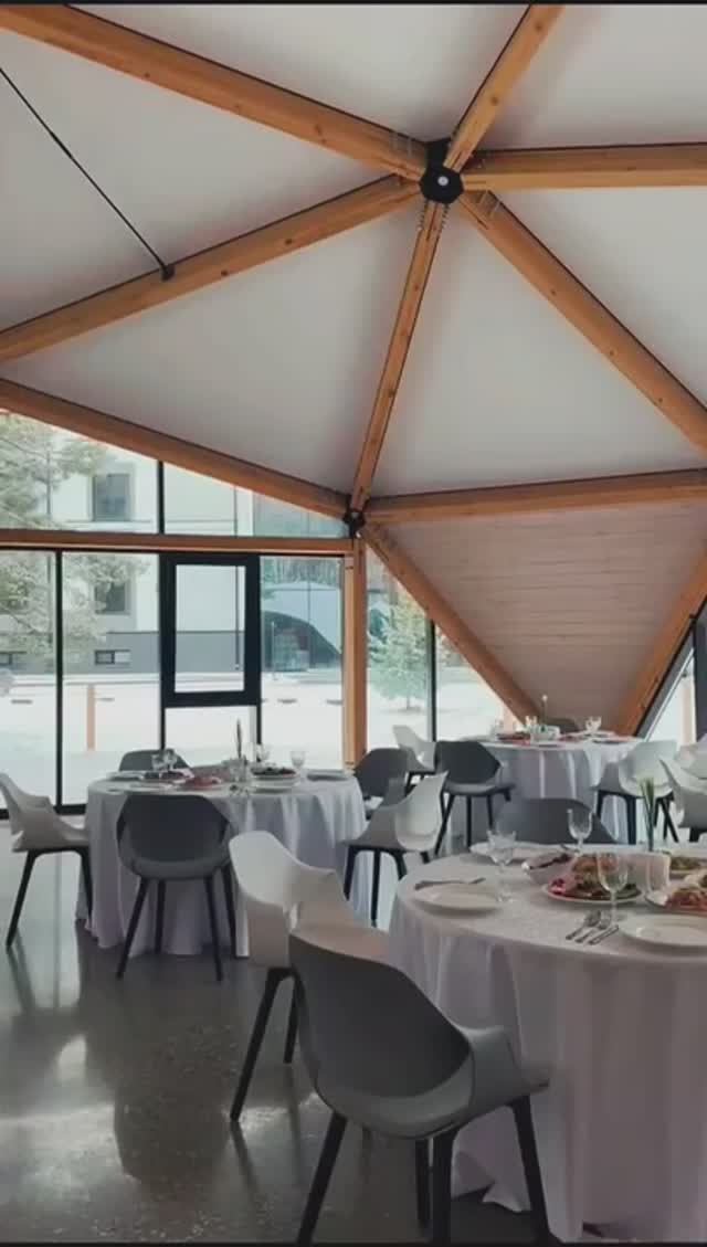 Панорамная квадросфера для банкетов от Alpbau