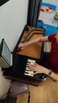 "На посиделках" (отрывок). М. Ипполитов-Иванов (клавишные гусли, кожаный медиатр жёсткий)