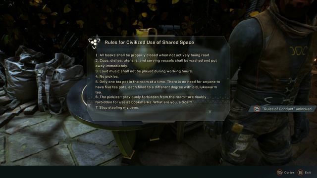 Rules For Civilized Use Of Shared Space