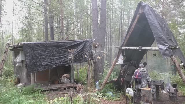 Рыбалка на ЩУКУ 2025 Изба Сплав по реке Рудиковка 21авг Тайга Сибирь