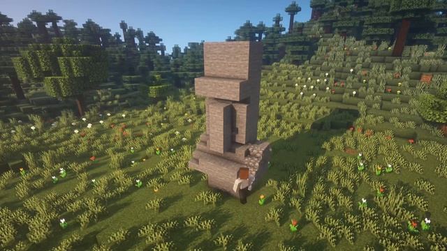 Minecraft Как построить статую жителя деревни Учебное пособие #Shorts #Minecraft #Выживание
