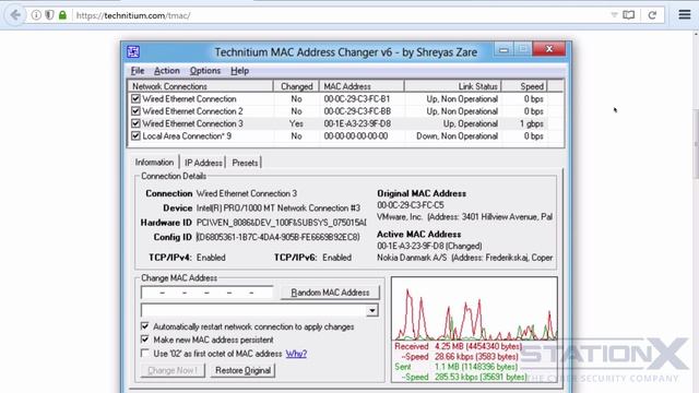 98 Physical and Hardware Isolation  How to change the Mac Address