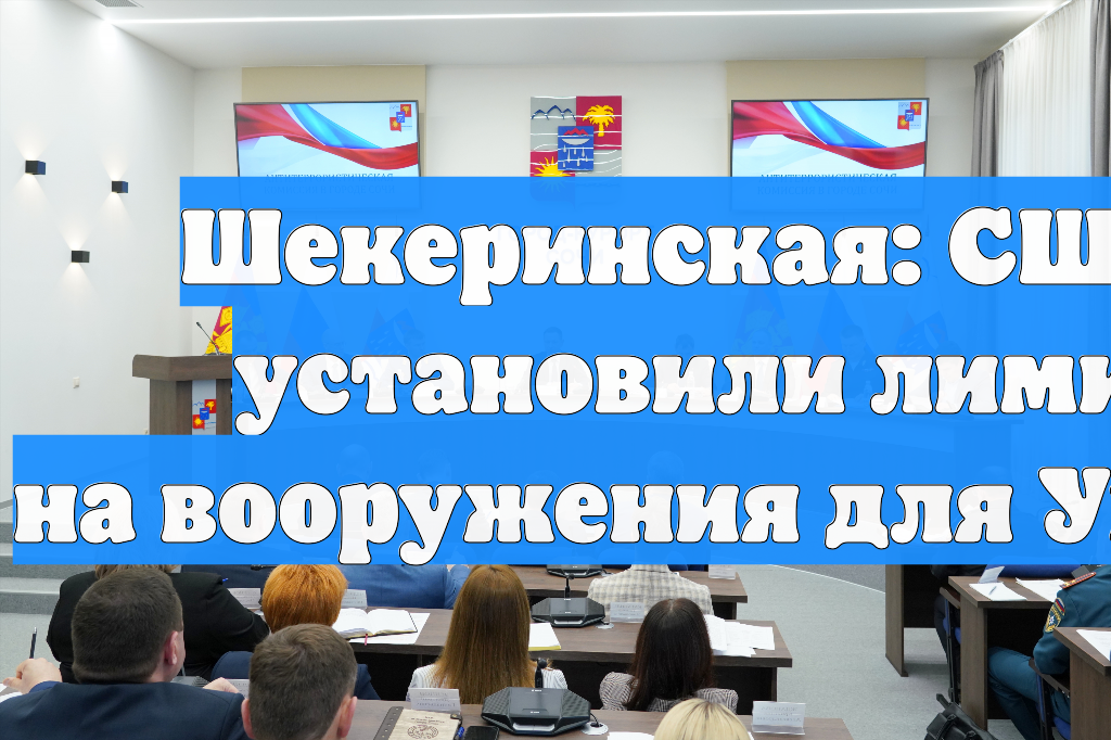 Шекеринская: США не установили лимиты на вооружения для Украины