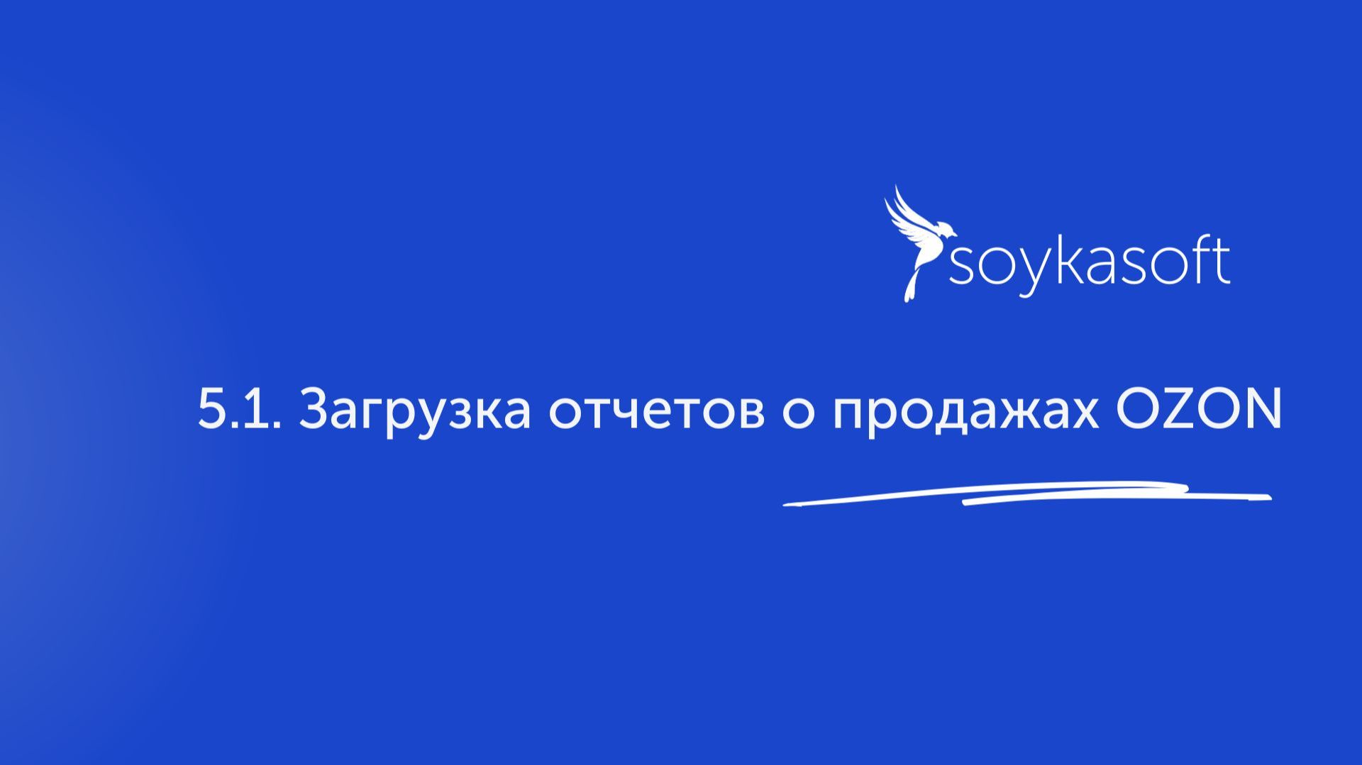 5.1. Загрузка отчетов о продажах OZON