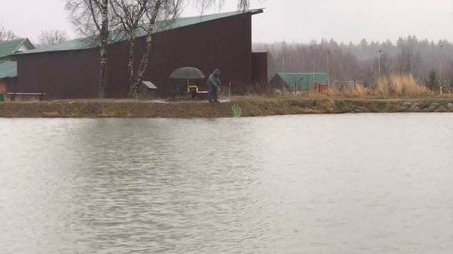 поимка форели