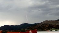 Гроза в горах около города Судак 19.07.2017