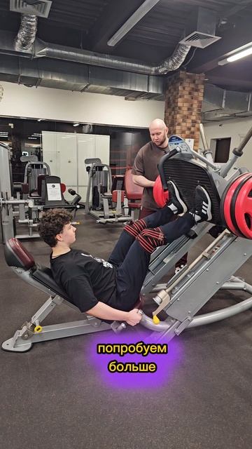 Жим ногами лежа 275 кг на пол амплитудки