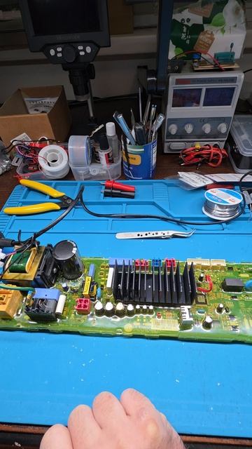 Стиралка lg не включается. Ремонт платы управления