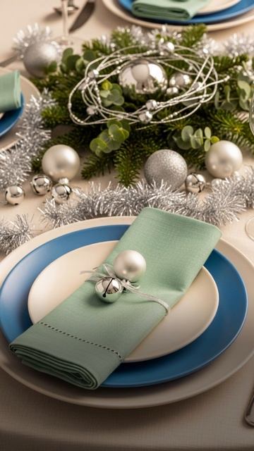 Комбинации цветов для новогоднего стола