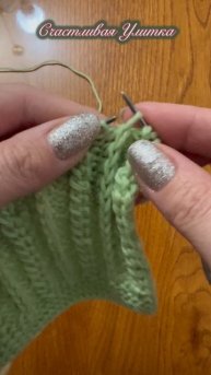 Узор вязания спицами