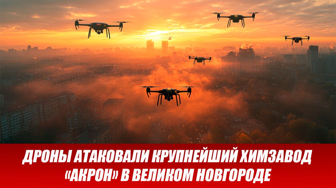 Великий Новгород атакован БПЛА. Дроны атаковали химзавод «Акрон». Что известно? Новости 11.12.2025