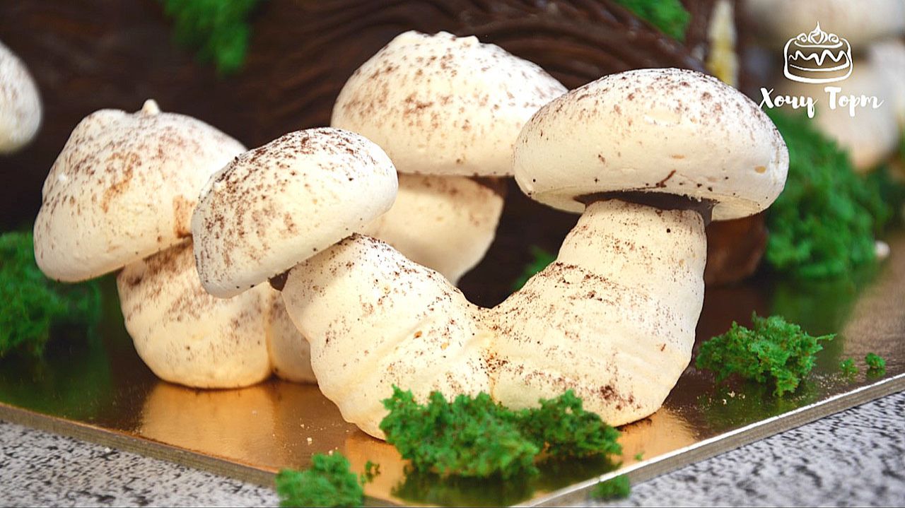 🍄 БЕЗЕ «ГРИБОЧКИ» ДЛЯ ДЕТЕЙ: Секреты Приготовления Хрустящего БЕЗЕ с Какао и Шоколадом