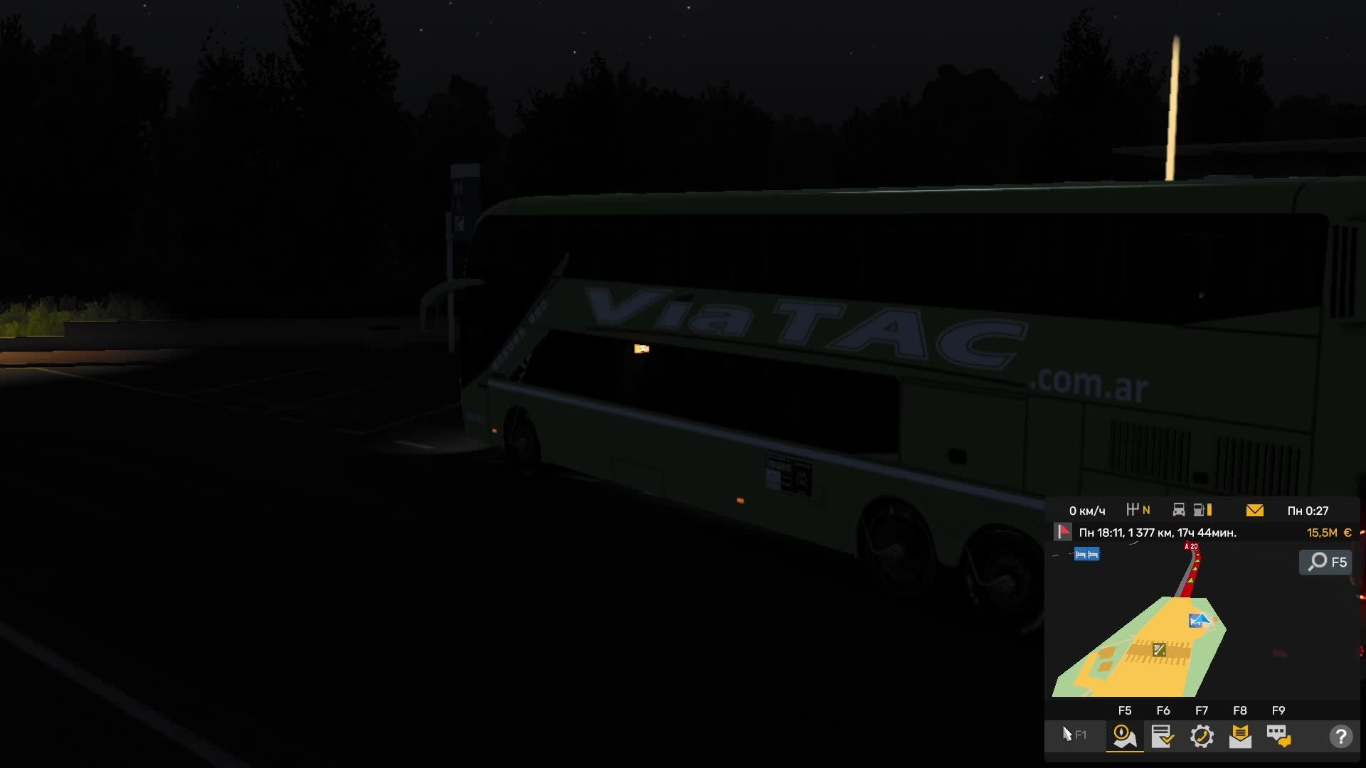 играем в трак симулятор 2 в автобус