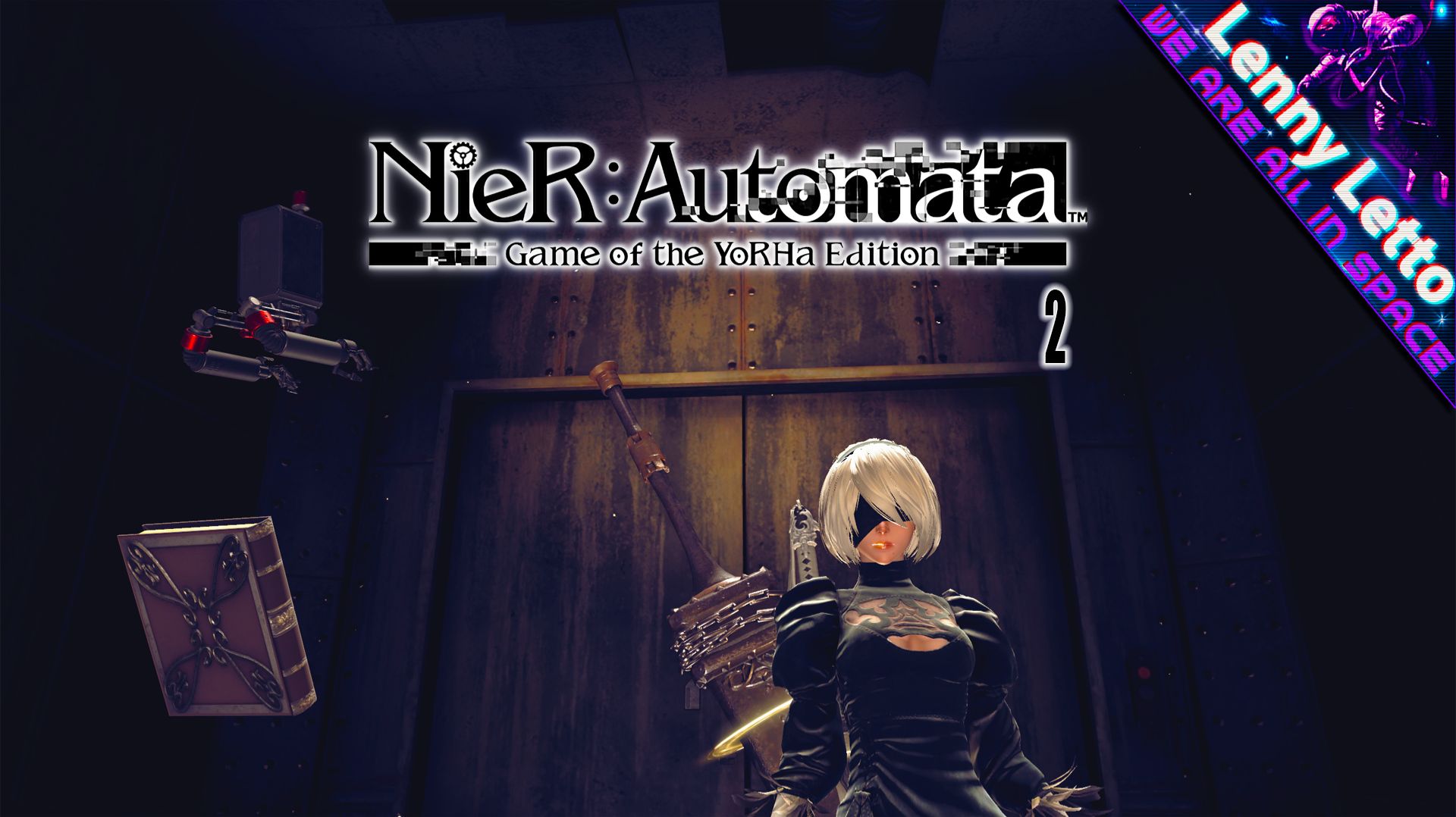 NieR Automata на русском языке. Первое прохождение за 2B. Часть 2