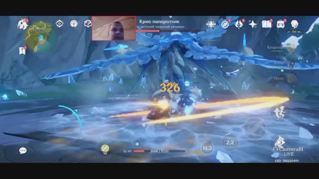 Genshin Impact ПОБЕДИТЬ Криопапоротник Крио папоротник