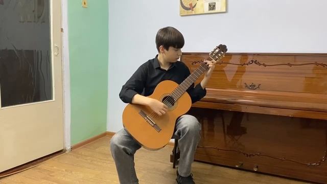 Карпенко Максим (преп. Харина А. А.) - Ф. Карулли Этюд (e-moll)